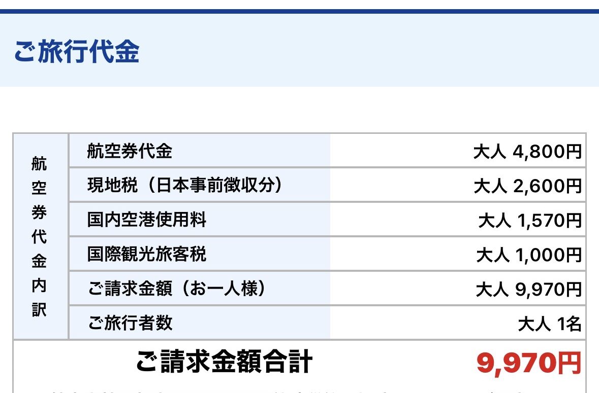 HIS 関西空港 金浦空港 往復9,970円 購入履歴