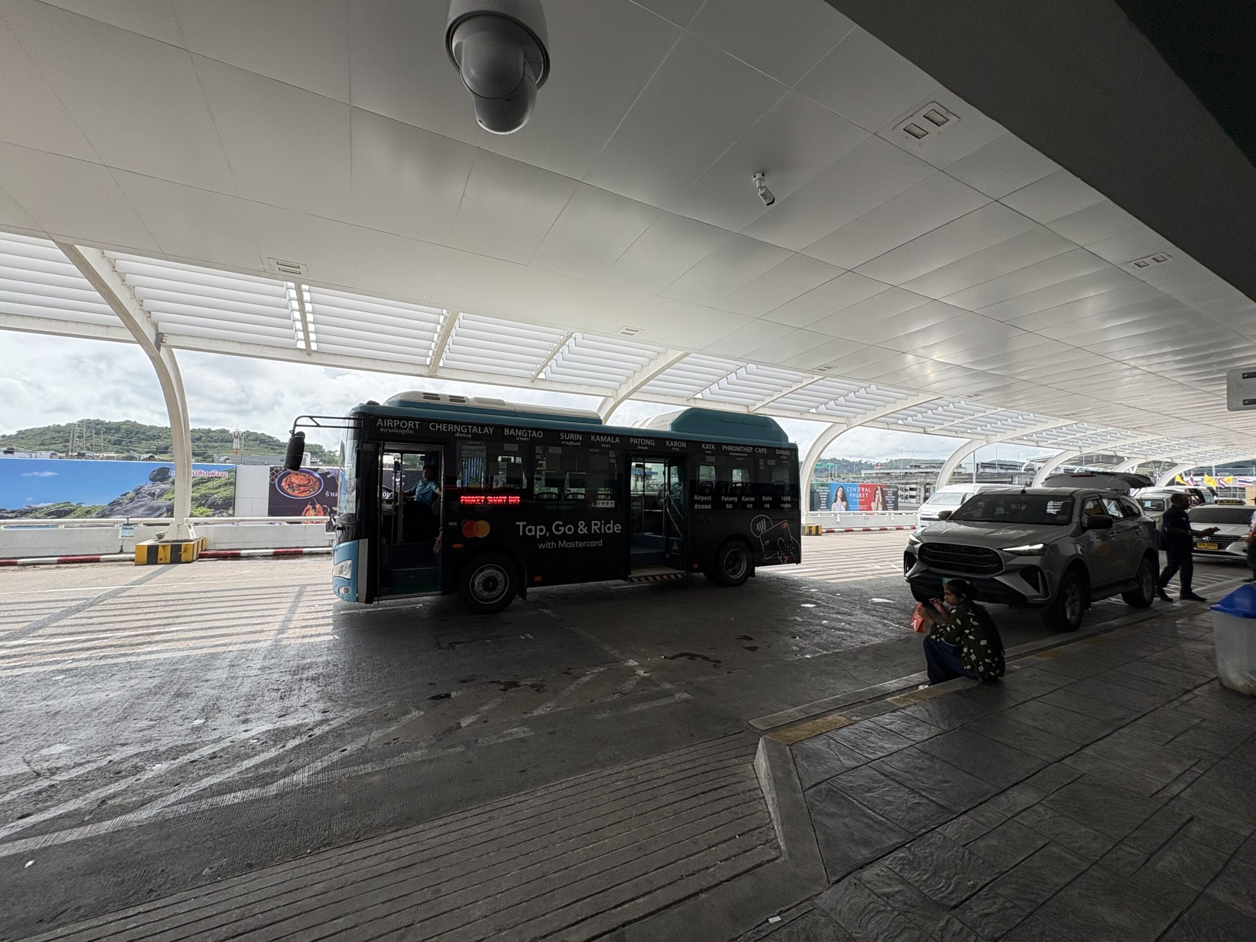 プーケット空港のSmart Bus降車場所